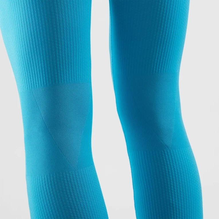 Mallas Para Correr Salomon Essential Seamless Hombre Turquesa | MX IUBE609